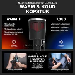 Massagegeweer Diep weefselmassagegeweer met koud en warm hoofddeksel — thumbnail 3