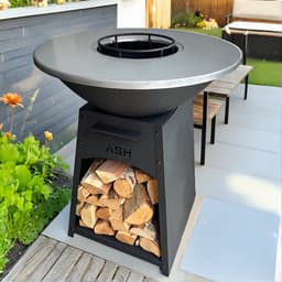 ASH - Nova - XL - Plancha barbecue met grillring - Buitenkoken - Plancha BBQ - Plancha Bakken - Zwart - Grillring — thumbnail 1