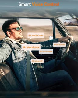 Wolfbox G900 Pro 4K Gps 128gb Mirror dashcam - Parkeermodus - 12,0 inch touchscreen Lcd - Ultra 4K + 2.5K resolutie - Wifi met App - Gps ontvanger - 128gb Micro SD kaart - Spiegel dashcam en digitale binnenspiegel in één — thumbnail 3