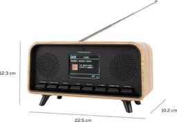 Thomson RT850DABBT Wekkerradio & Bluetooth Speaker in 1 - Bluetooth 5.3, Dimbaar Display, DAB+ & FM — thumbnail 2