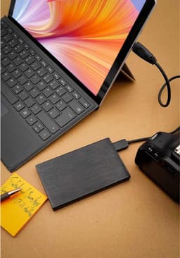 CLGP® Harde Schijf Extern - Draagbare - 1TB Opslag - Zwart — thumbnail 4