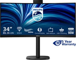 Philips 3000 series 34B2U3600CH/00 computer monitor 86,4 cm (34") 3440 x 1440 Pixels Wide Quad HD LCD Zwart — thumbnail 5