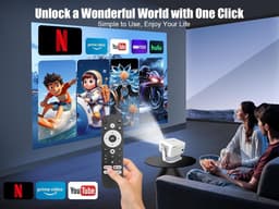 Lexium Mini beamer - Projector - Beamerscherm - Projectiescherm - Outdoor & Indoor Projector - — thumbnail 2