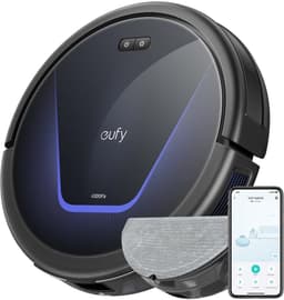 eufy G50 Hybride Robotstofzuiger met 4.000Pa Sterke Zuigkracht - Dynamische Navigatie - Proontwarrende Kam - Rolborstel - Dweilpad voor Lichte Oppervlakte Reiniging - Ideaal voor Huisdierhaar, Harde Vloeren en Tapijt — thumbnail 1