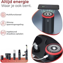 Caliber Draadloze ventilator - Kantelbaar en Draaibaar - Fluistertil en krachtig - 2 Standen - Inclusief LED Lamp - 15.000 mAh Accu meegeleverd (CPS-FAN-P) — thumbnail 5