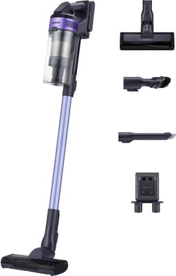 Samsung VS15A6031R4 Steelstofzuiger Batterij/Accu Droog Cyclonisch Zakloos 0,8 l 410 W Zwart, Paars — thumbnail 1