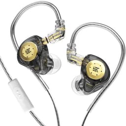 KZ EDX Pro - In-Ear Monitors - Met Microfoon - Dynamische Driver - Hifi Geluidskwaliteit - Verwisselbare Kabel - Universele Pasvorm - Zwart - Bedraad — thumbnail 1