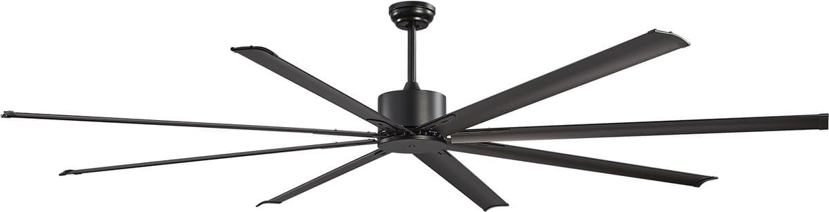 Plafondventilator 244 Cm - 8 Aluminium Bladen - 6 Snelheden - Energiezuinige Gelijkstroommotor - voor Binnen en Buiten Gebruik — afbeelding 1