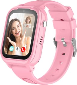 Protectly® GPS Horloge Kind Met Simkaart - SOS-Knop - Smartwatch Kinderen - Smartwatch Kind - GPS Tracker Kind - 4G - Videobellen - HD Camera - Whatsapp en SMS - Elke polsmaat - Incl. Simkaart — thumbnail 1