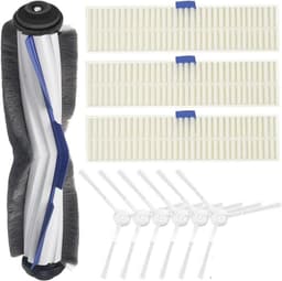 Geschikt voor Hoofdborstel Zijborstel Filter Kit voor Tefal Explorer 60 Serie voor Rowenta ZR740003 ZR740005 Robotstofzuiger Vervangende Onderdelen Rolborstel Randborstel HEPA Filter Bevestiging Accessoires Kit-Stofzuigeraccessoires — thumbnail 1