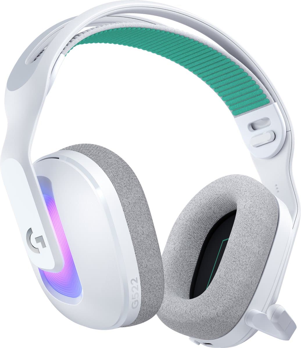Logitech G522 LIGHTSPEED - Draadloze Gaming Headset - Bluetooth - Wit — afbeelding 1