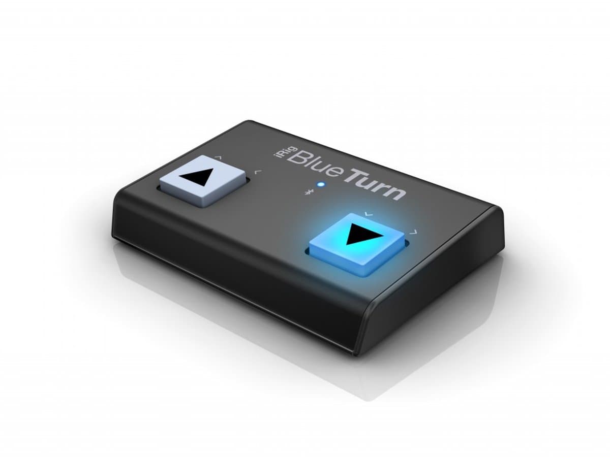 IK Multimedia iRig Blue Turn – Draadloos Bluetooth Voetpedaal — afbeelding 1