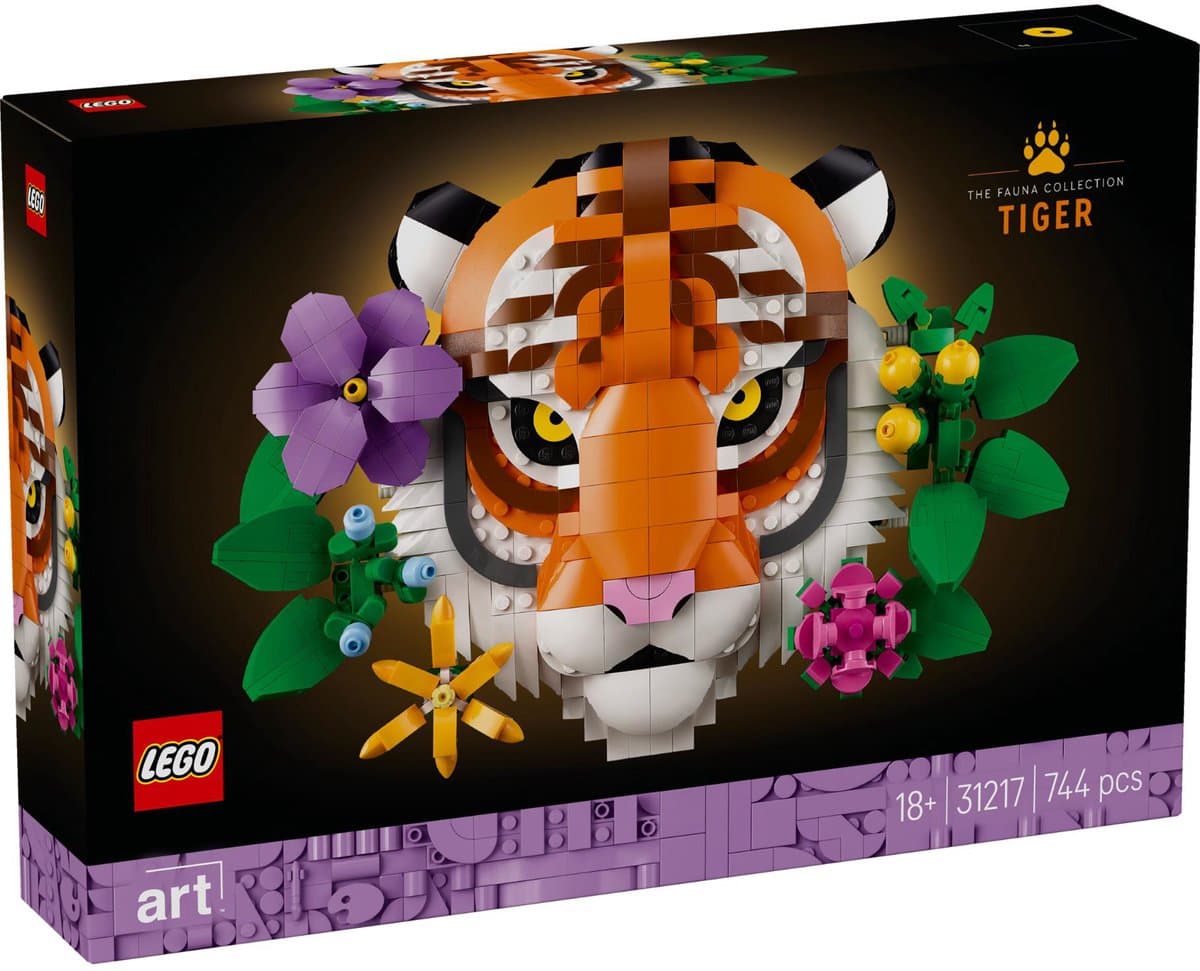 LEGO Art - De Faunacollectie - Tijger Constructiespeelgoed — afbeelding 1