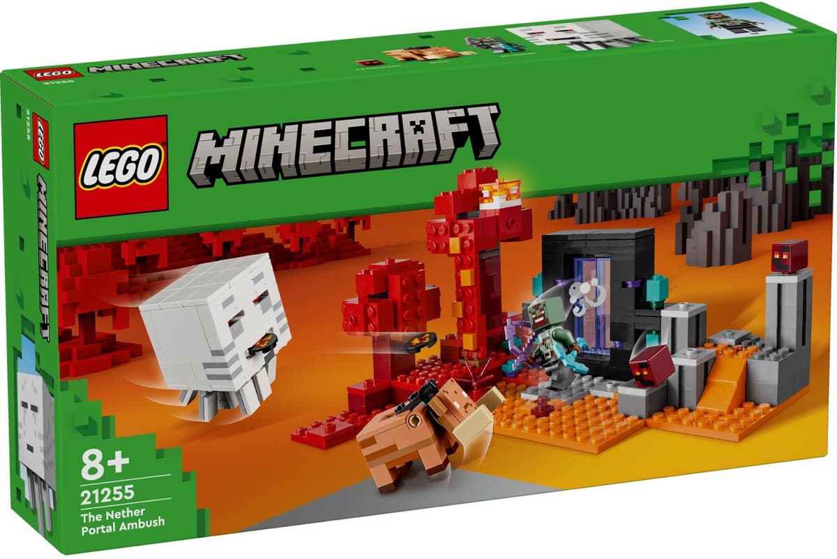 LEGO Minecraft Hinderlaag bij het Nether-portaal - 21255 — afbeelding 1