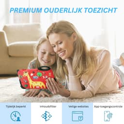 CLVP® Kindertablet Vanaf 3 Jaar - Tablet Kinderen - Kinderspeelgoed - Rood — thumbnail 3