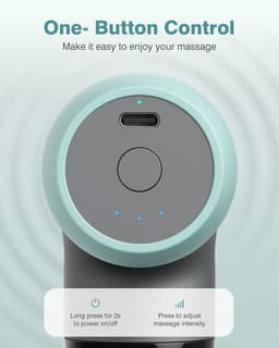 Draagbaar Massagepistool voor Diepe Weefselmassage - Elektrische Sportmassager met 6 Massagekoppen en 4 Snelheden — thumbnail 3