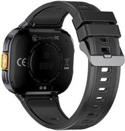 Smartwatch, kh50 ZWART, Smartwatch Dames en Heren, Horloge, Smartwatch Bluetooth, Sporthorloge, Horloge Heren en Dames, Activity Tracker, Smartwatch Android, IPS Scherm, IP68 WATERDICHT, 30 Dagen Standby, Smartwatches geschikt voor IOS, Android — thumbnail 2