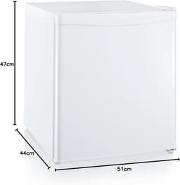 Nurion Mini Koelkast - 40L - Kleine ijskast - Vrijstaand - Compact - Wit - Minibar — thumbnail 5