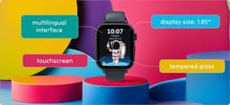 Forever Kinder Smartwatch - Horloge met GPS & WiFi - Zwart - Look Me! 3 — thumbnail 5