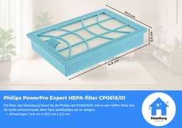 Kleanburg® - Philips PowerPro Expert - HEPA-filter H11 - 1 stuk — thumbnail 3