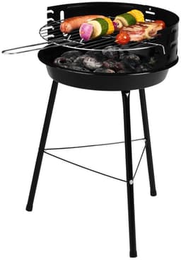 GRILLMEISTER Houtskool BBQ - Barbecue - Type BBQ: Houtskool - Grilloppervlak: Ø 33 cm - Verstelbare hoogte — thumbnail 1