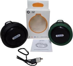 BP® Douche Speaker - Badkamer Speaker - Shower Speaker - Draagbare Speaker - Bluetooth Speaker - Met Zuignap - Waterproof - USB Oplaadbaar - Zwart — thumbnail 5