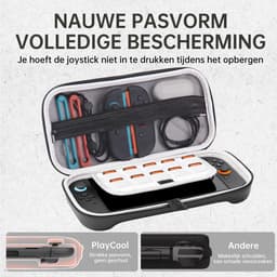 PlayCool - Case geschikt voor Nintendo Switch 2 - Inclusief screenprotectors - Beschermhoes - Thumb grips - Joy-Con Siliconen Covers — thumbnail 4