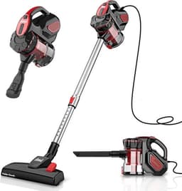 stofzuiger - stofzuiger zonder zak - Stofzuiger met snoer INSE I5 18Kpa Krachtige zuigkracht 600W Motor Stick Handstofzuiger voor thuis Dierenhaar Harde vloer — thumbnail 1