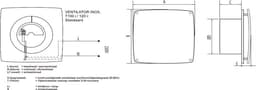 VENTILATOR INOX T120i standaard (Ø 120MM) — thumbnail 5