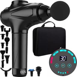 Massage Gun Professioneel - 12 Opzetstukken - Massage Apparaat - Massage Pistool 30 Standen - Massageapparaat - Massagegun — thumbnail 1