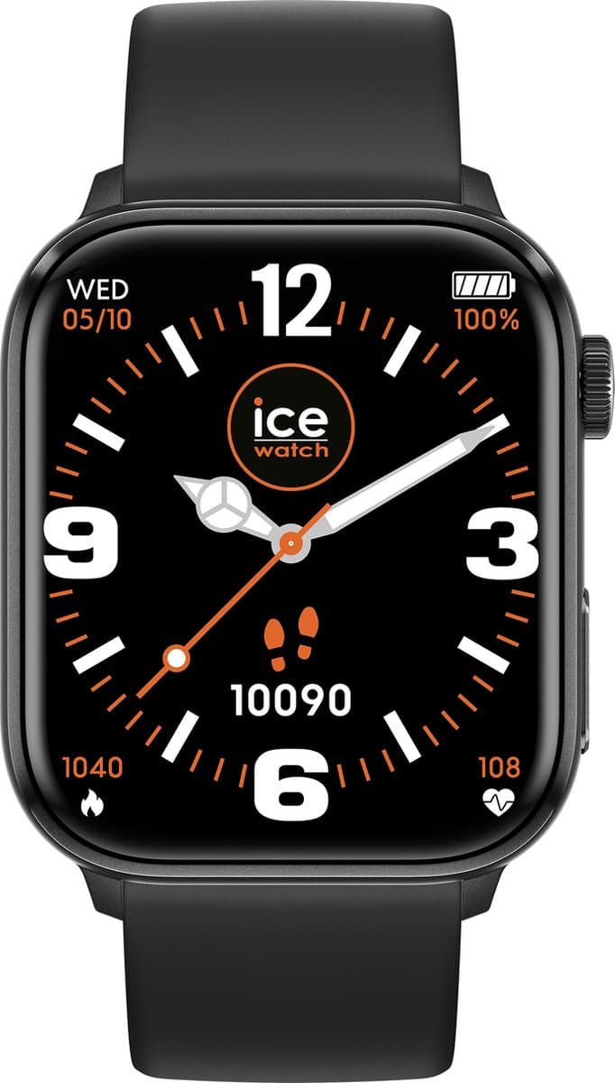 ICE-WATCH Smartwatch 2.0 1.96'' AMOLED (022535) Smartwatch Zwart — afbeelding 1