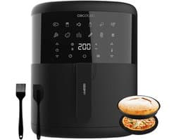 Cecotec Cecofry Bombastik 6000 Full Enkel 6 l Vrijstaand 1700 W Heteluchtfriteuse Zwart