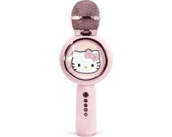 Hello Kitty - draadloze karaoke microfoon voor kinderen - oplichtend LED display - speaker - met stemeffecten