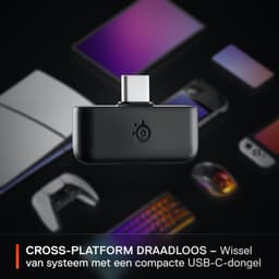 SteelSeries Arctis Nova 5P Draadloze PlayStation headset - Zwart — thumbnail 3