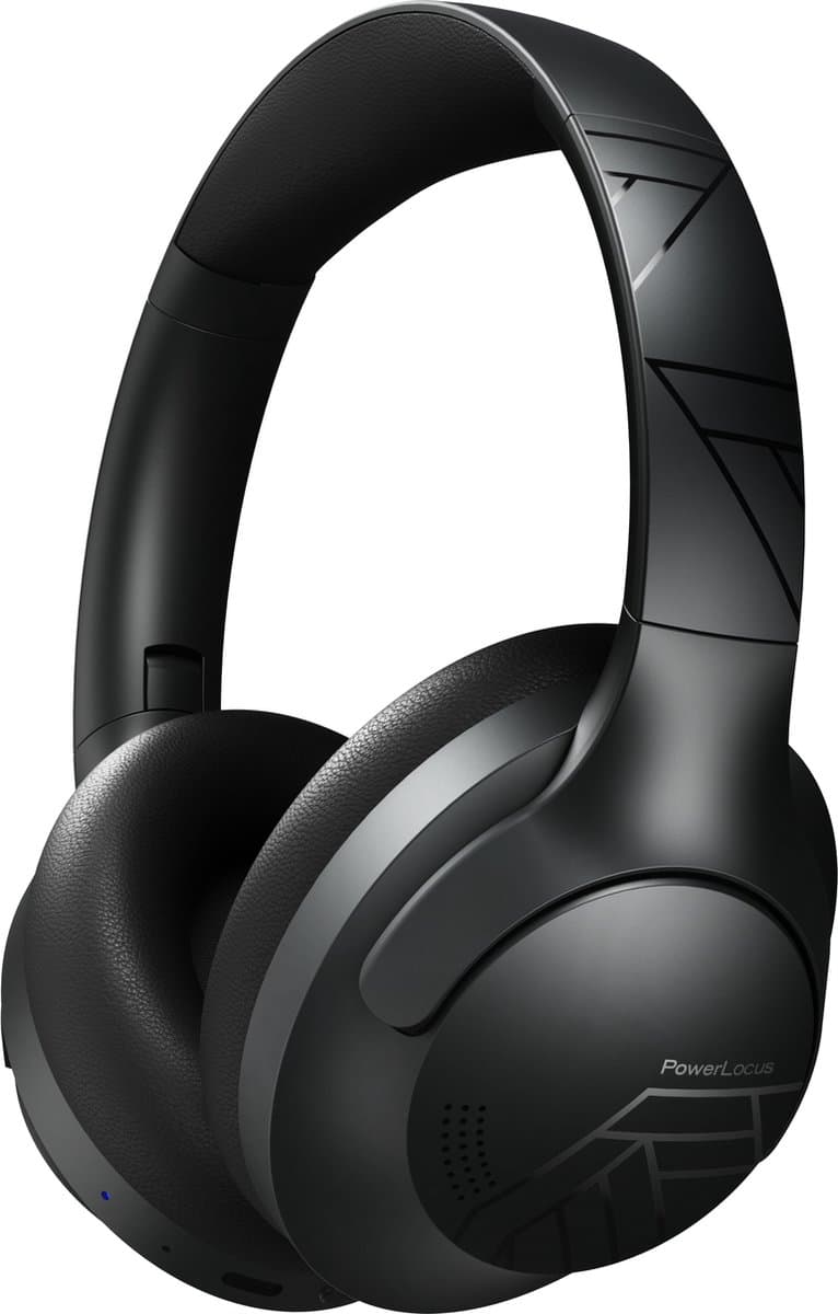 PowerLocus P3 - Bluetooth Koptelefoon – Draadloos – Over-ear – 50 uur batterijduur – Microfoon – Black Line — afbeelding 1