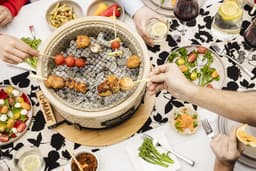 Q-MAMI TABLE GRILL | BEIGE (Hibachi / Shichirin / Tafelgrill / Barbecue / Kamado / Tafel bbq) — thumbnail 3