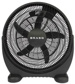 BRASQ Vloerventilator - 50 cm - Zwart - 3 snelheden - Ventilator Staand - Verstelbaar - 90 Watt — thumbnail 1