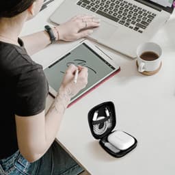 Sounix Opberg Hoesje Voor Oordopjes - Bescherm Hoes - Hard Case - Universeel hoesje voor oordopjes - Geschikt voor Bluetooth Headset — thumbnail 4