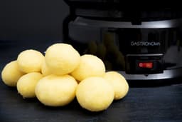 Gastronoma Elektrische Aardappelschiller - 85W - Aardappelschrapmachine met slacentrifuge - 18220001 - Zwart — thumbnail 4