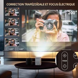 Projector - Mini - 1080P -Draagbaar - Beamer - Bluethooth — thumbnail 4