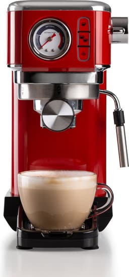 Ariete 1381/33 Moderna - Espressomachine/Pistonmachine - 15 bar - inhoud 1.1 liter - Manometer - Rood — thumbnail 4