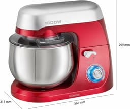 Bomann Bomann KM 6009 CB food processor 5L Rood — thumbnail 5