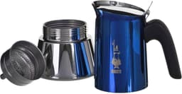 Bialetti Venus Blue metallic - Percolator - 6 kops - Roestvrijstaal - Inductiegeschikt — thumbnail 3