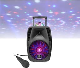 iDance Groove216MK2 Party Speaker - Draadloos - Bluetooth Speaker - FM Radio - 100 Watt - Discoverlichting - Met Microfoon en Afstandsbediening — thumbnail 5