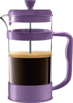 French Press koffiezetapparaat- draagbare cafetière met drievoudige filters- hittebestendig glas met roestvrijstalen behuizing- grote karaf- 1000 ml — thumbnail 1