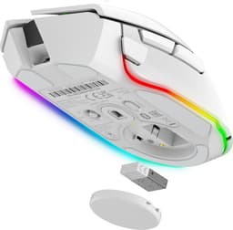Razer Basilisk V3 Pro - Draadloze Gaming Muis - RGB - 30.000 DPI - Wit — thumbnail 4