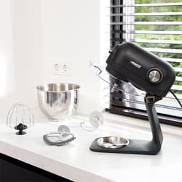 Princess 220137 Keukenmachine - 5 Liter - 1200W - 5 Snelheden en Pulse - RVS mengkom - Aluminium behuizing — thumbnail 2