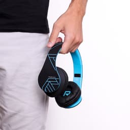 PowerLocus P2 Draadloze Over Ear Koptelefoon - Bluetooth 5.0 - Deep Bass - 20 Uur Speeltijd - Opbergtas - [Upgrade Zwart/Blauw] — thumbnail 4