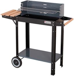 Master Grill MG909 - Houtskoolbarbecue - Verstelbare Chromen Rooster - Wielen — thumbnail 1