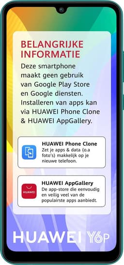 Huawei Y6P - 64GB - Groen — thumbnail 2